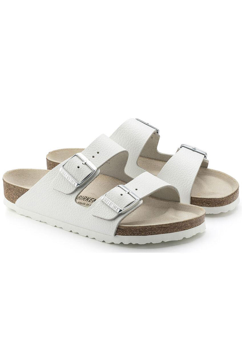 birkenstock leather white