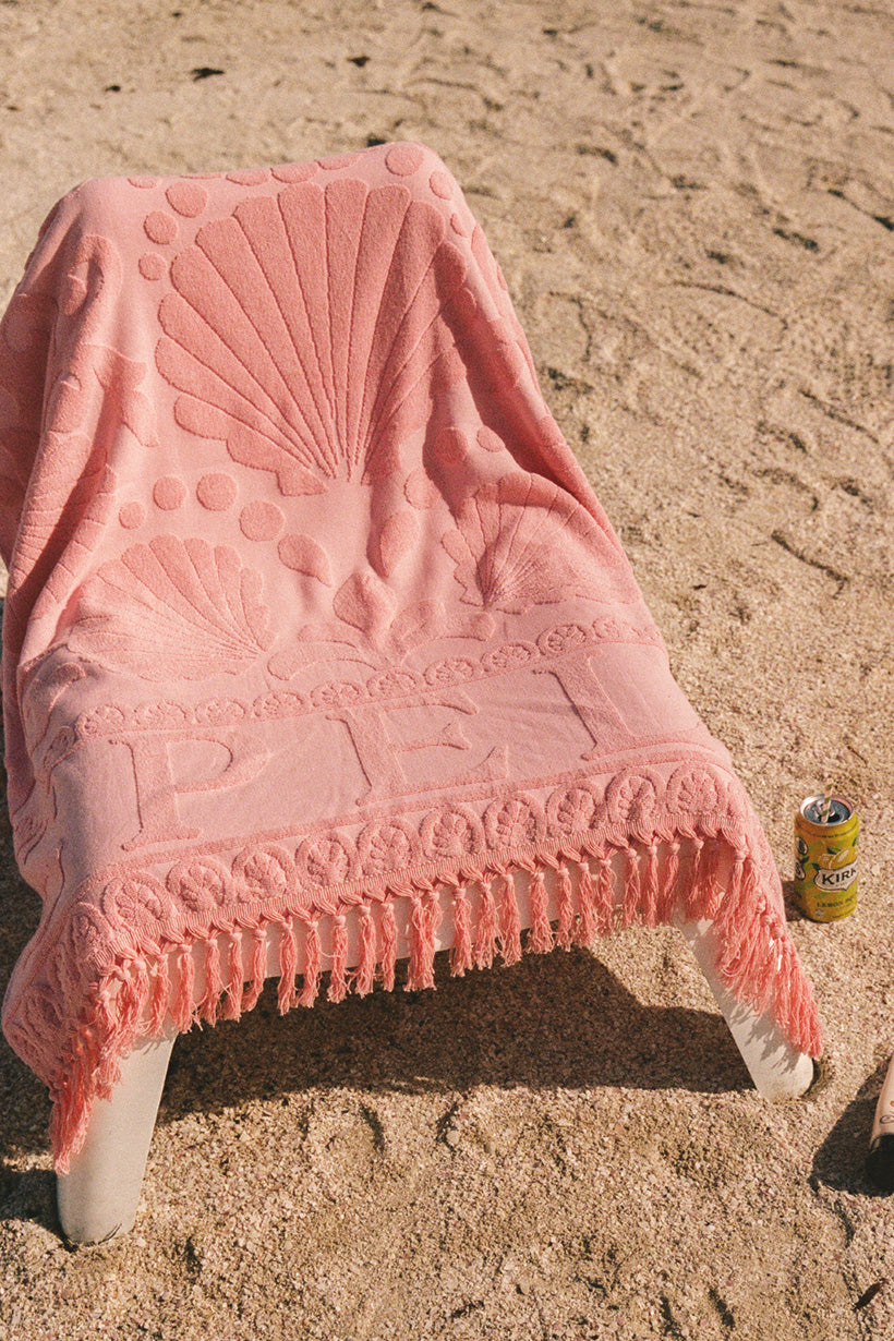 Coral colored shop beach towels