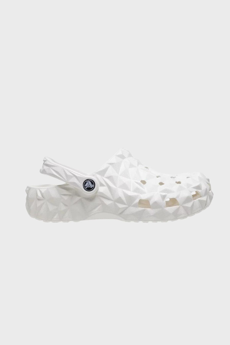 Classic Geometric Clog White