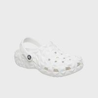 Classic Geometric Clog White