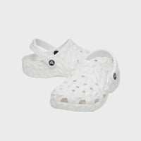 Classic Geometric Clog White