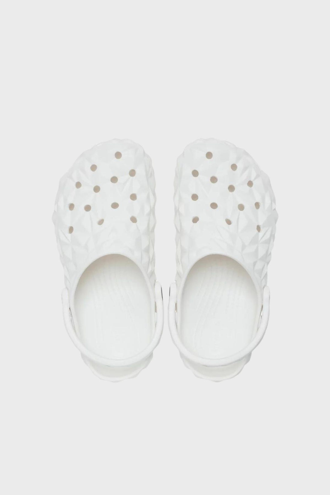 Classic Geometric Clog White