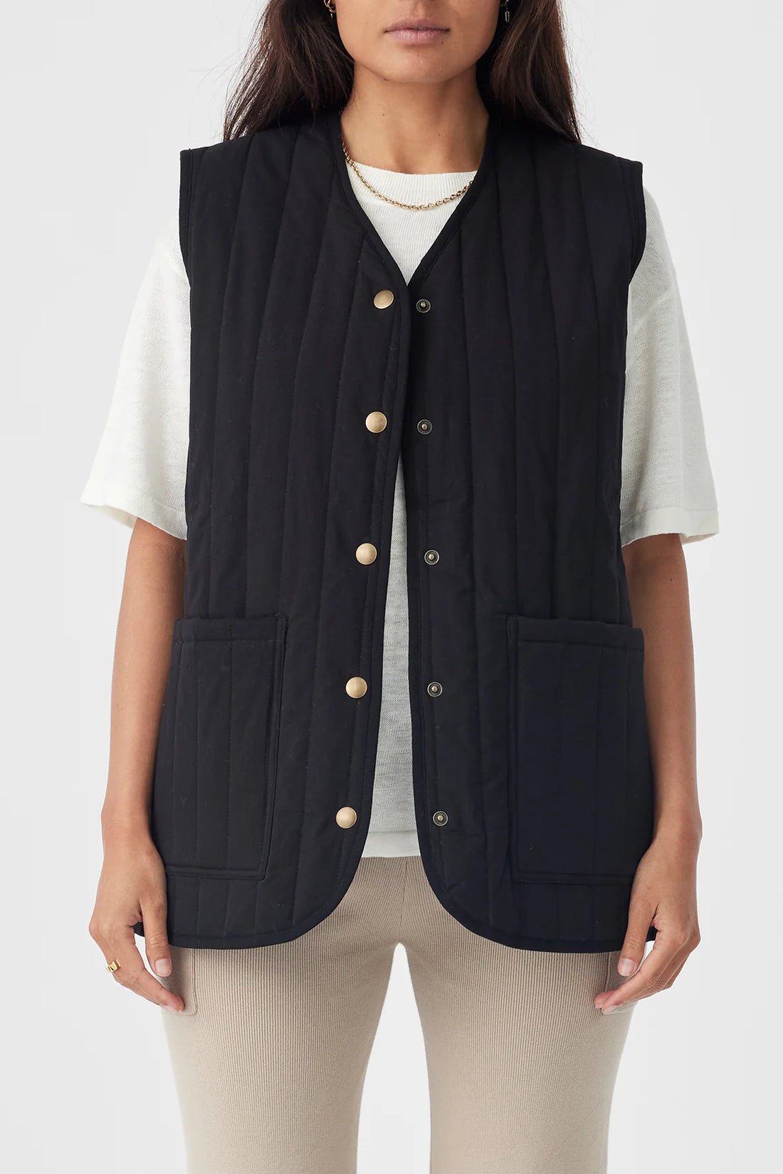 Mae Vest Black