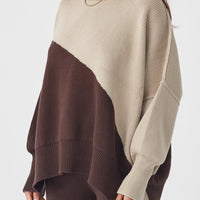 Neo Jumper Chocolate | Sand