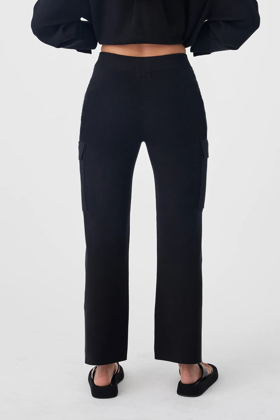 Ace Knit Pant Black