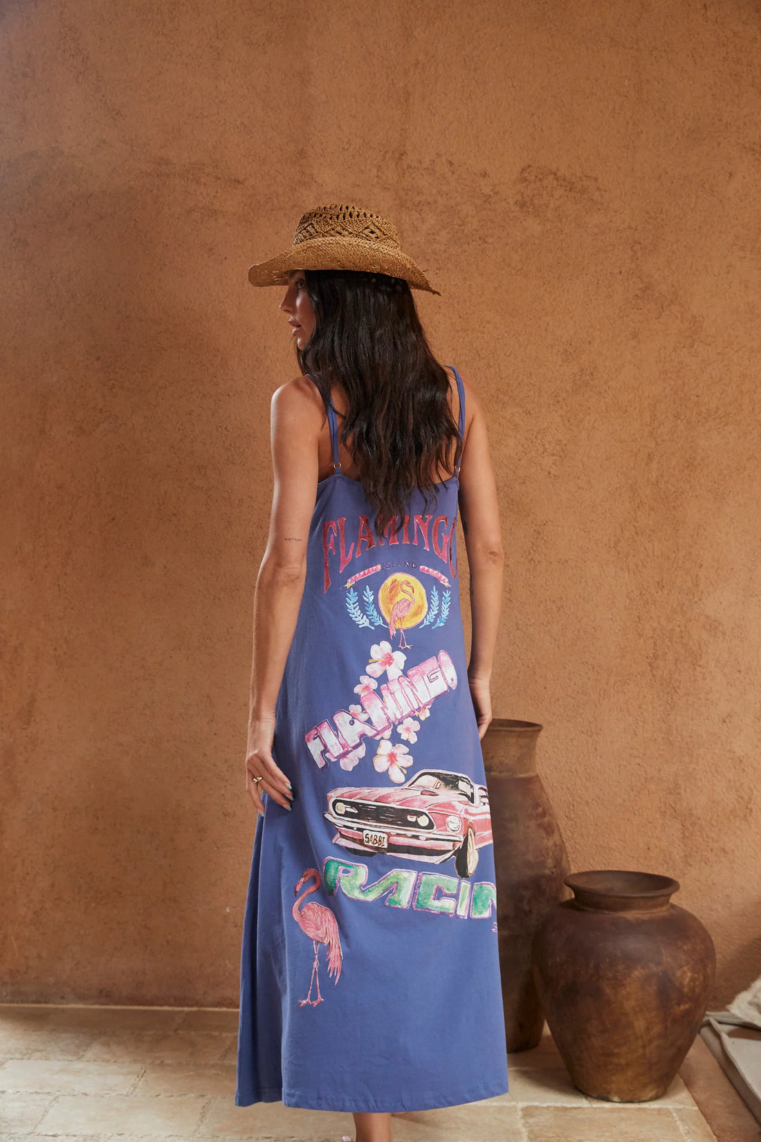 The Flamingo Racing Maxi Dress Purple