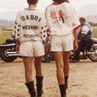 The Very Oversized Superstars Tee White/Blue