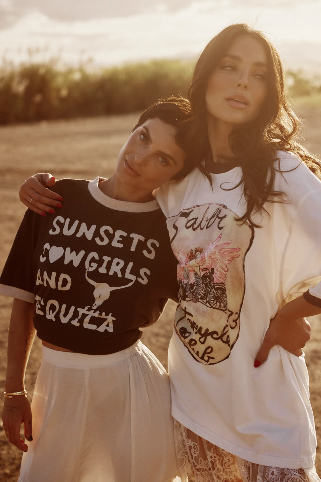 The Sunsets + Tequila Tee Black