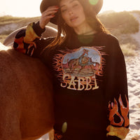 The Flaming Cowboy Diego Jumper Black