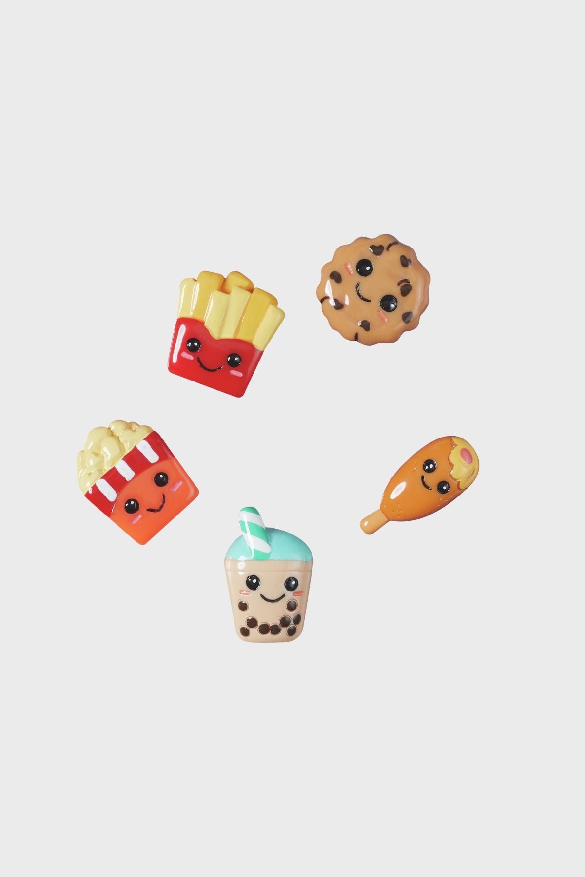 Bad But Cute Food Jibbitz 5 Pack – Friend of Franki