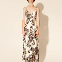 Alma Bias Maxi Dress