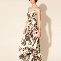 Alma Bias Maxi Dress