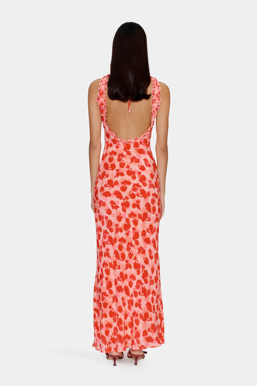 Bella Midi Dress Strawberry Fields