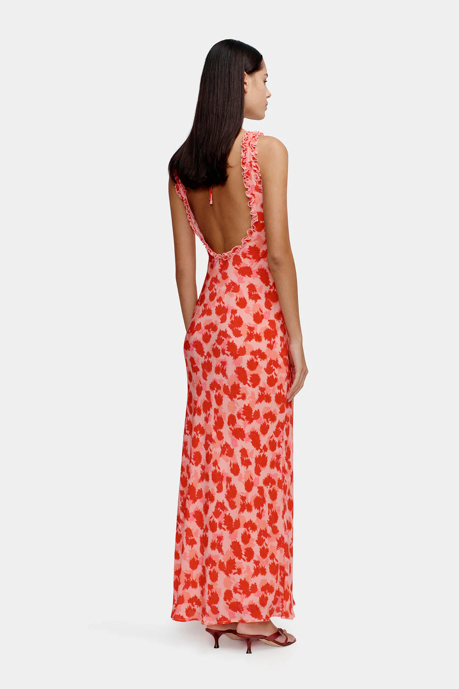 Bella Midi Dress Strawberry Fields