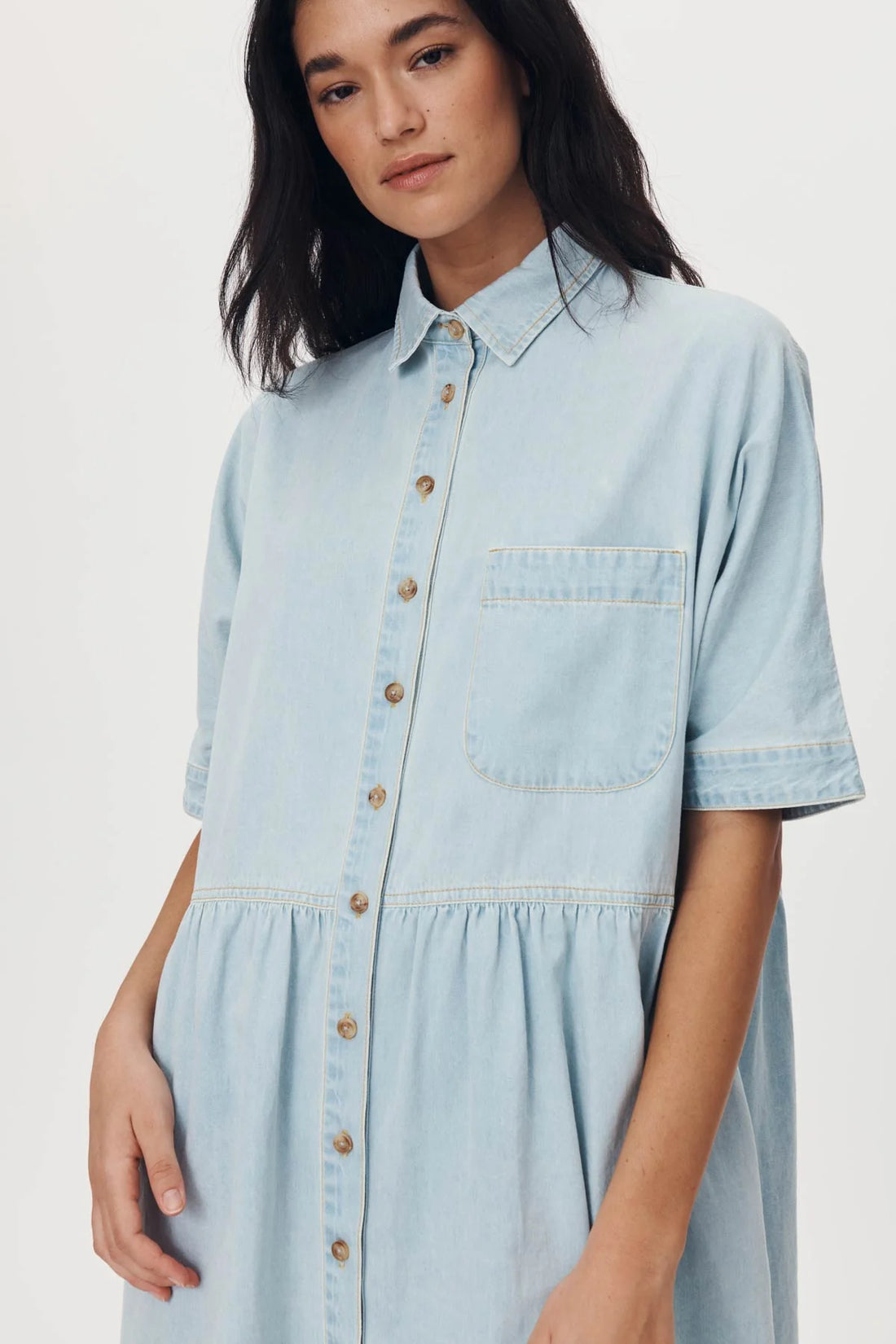 Bailey Denim Dress Azul