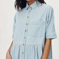 Bailey Denim Dress Azul