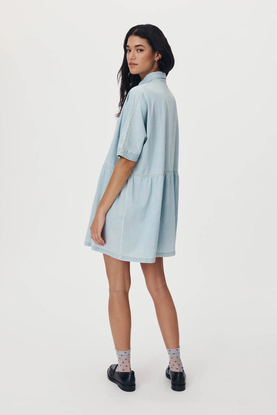 Bailey Denim Dress Azul