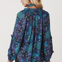 Boheme Blouse Baltic