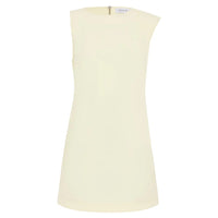 Bowe Denim Mini Dress Creme