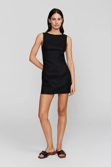 Cat Mini Dress Black