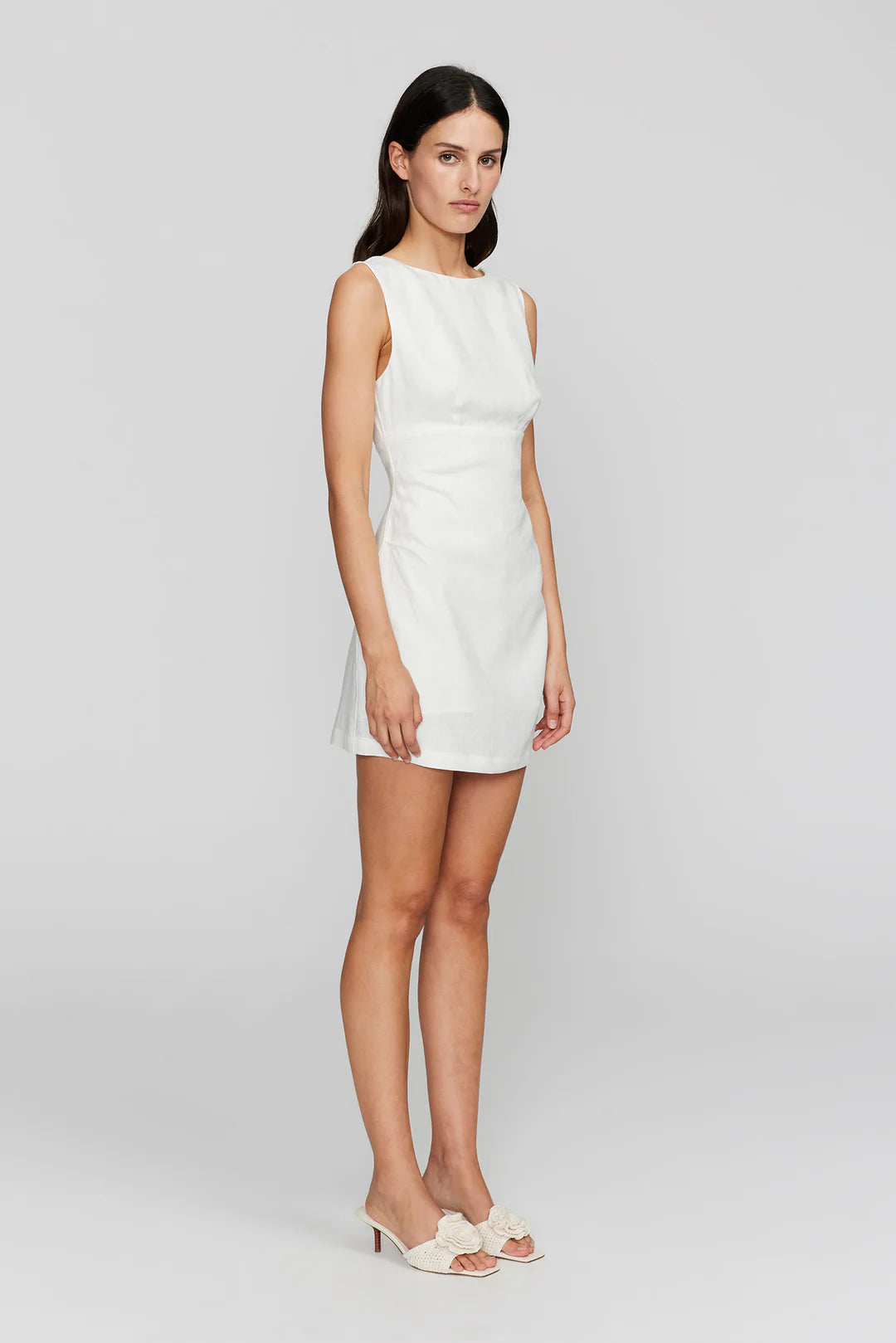 Cat Mini Dress Ivory