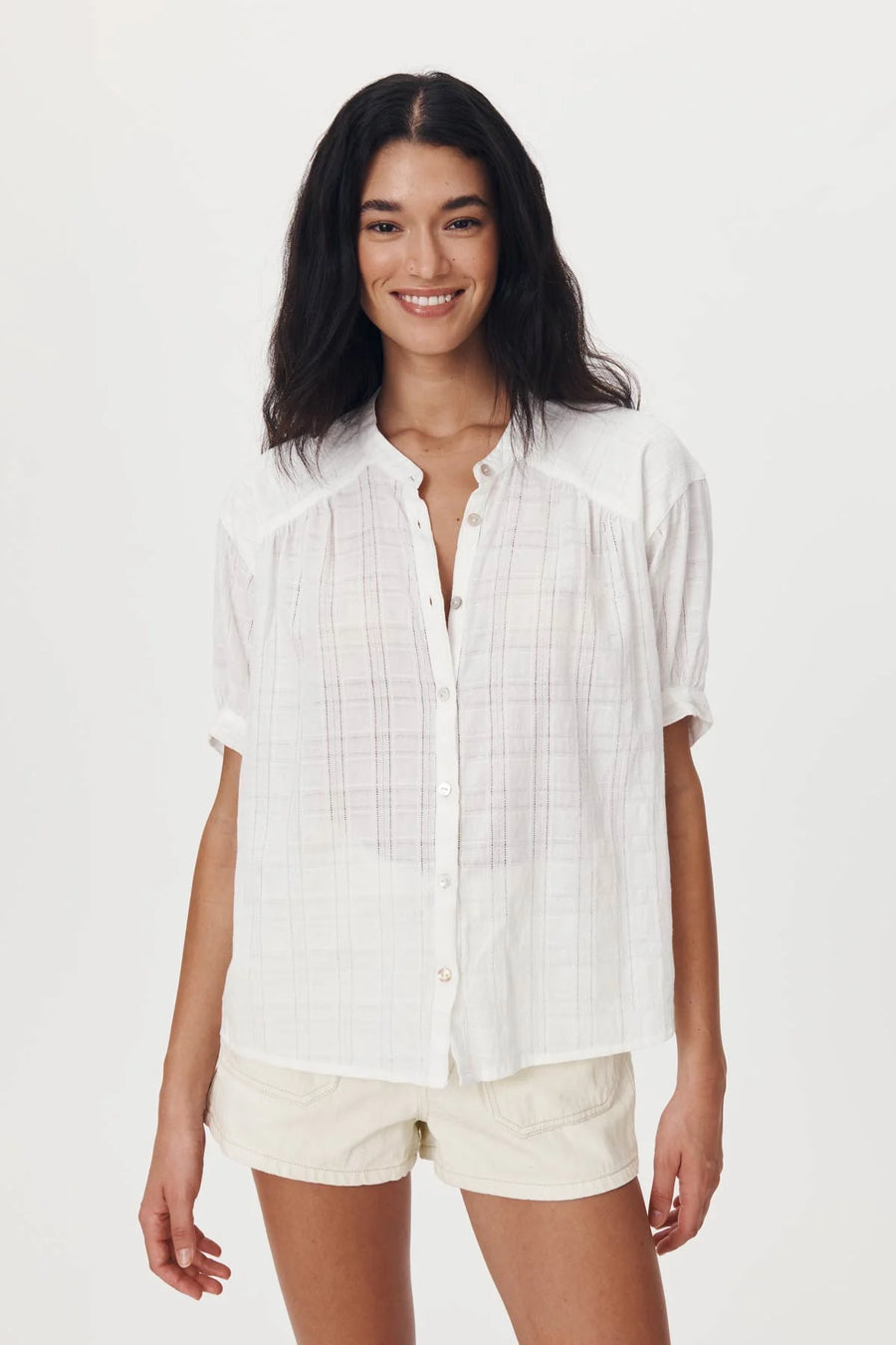 Cora Spring Blouse Bone