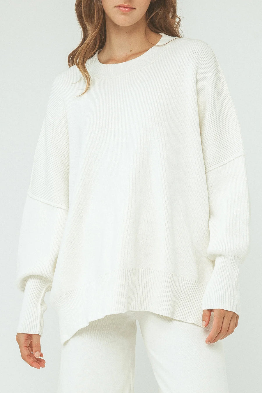 Harper Knit Sweater Cream