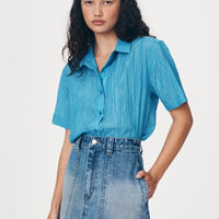 Georgia Denim Mini Skirt Classic Wash