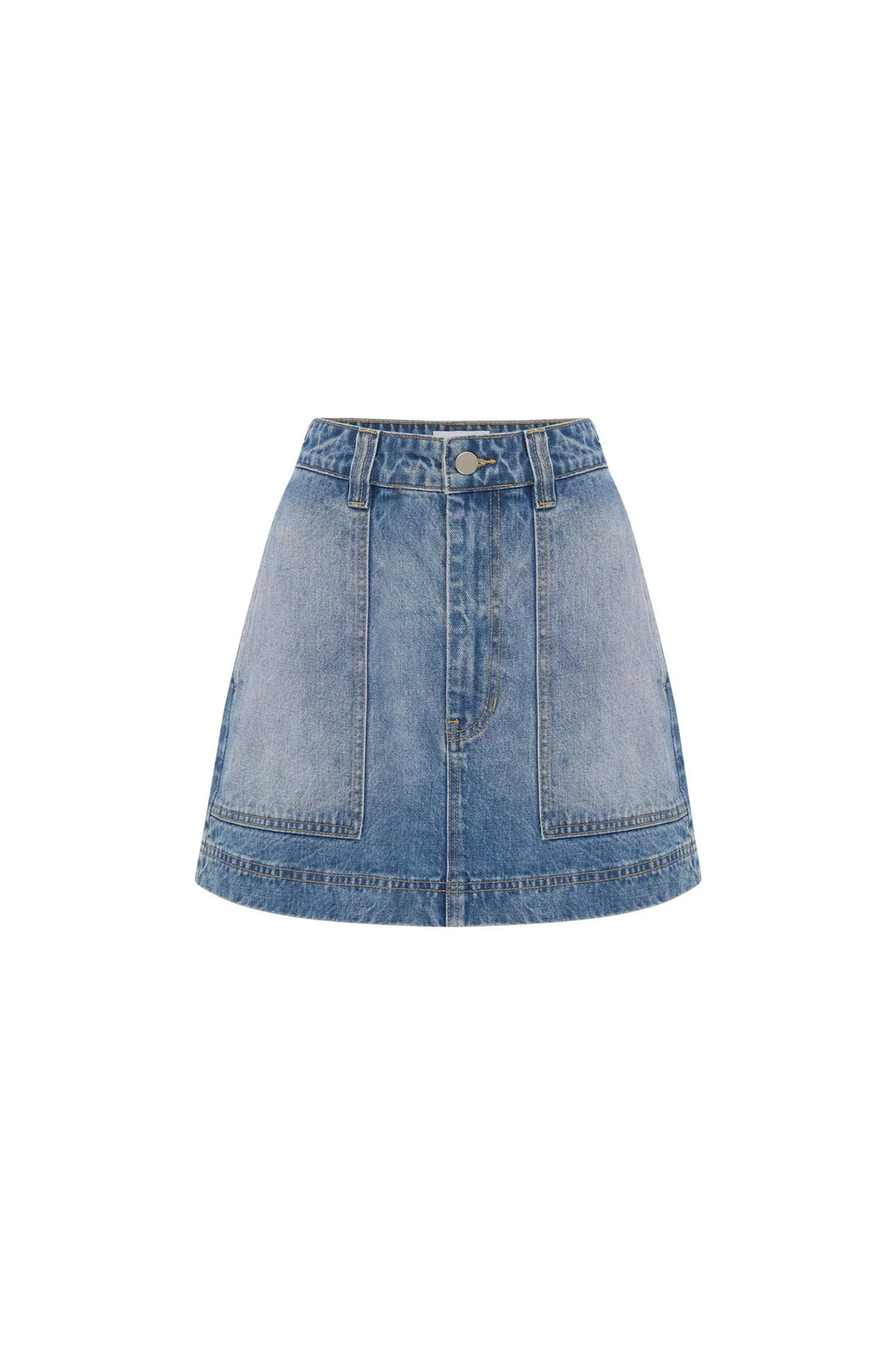 Georgia Denim Mini Skirt Classic Wash