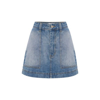 Georgia Denim Mini Skirt Classic Wash