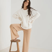 Harper Knit Sweater Cream