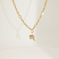 Florina Zodiac Necklace Gold