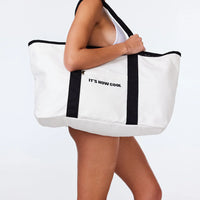 The Luxe Tote Vintage White