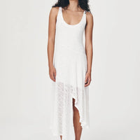 Lorna Lace Midi Dress Bone