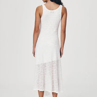 Lorna Lace Midi Dress Bone