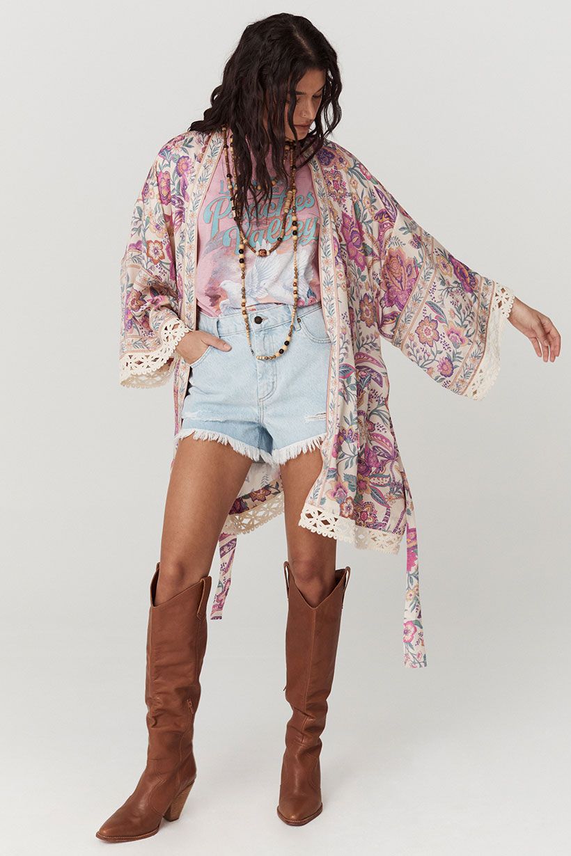 Mojave Lily Short Robe Opal