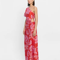 Olina One Shoulder Maxi Dress