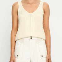 Raven Knit Cami Cream