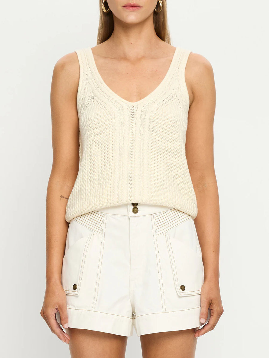 Raven Knit Cami Cream