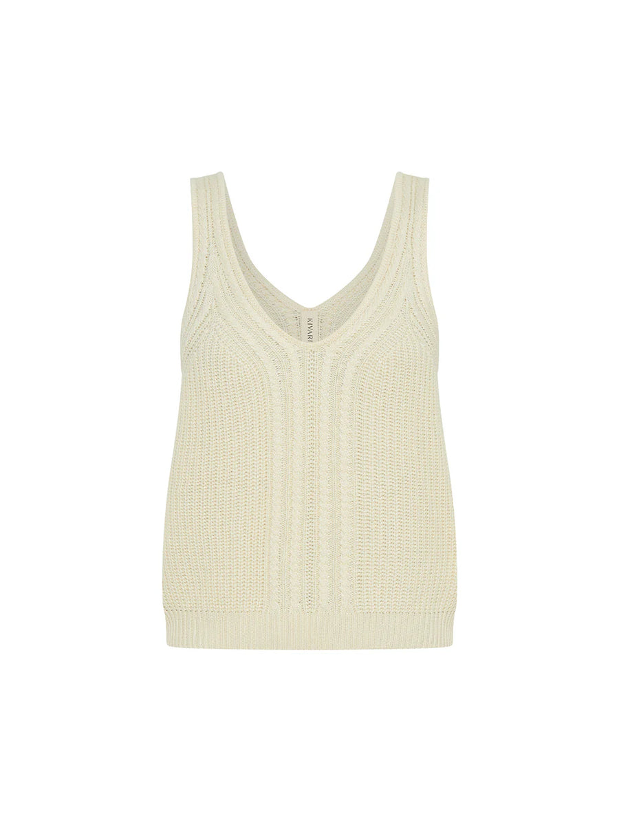 Raven Knit Cami Cream