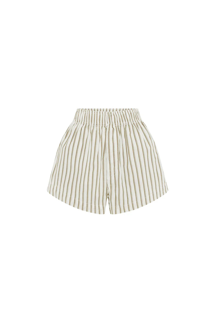 Rocco Stripe Boxer Shorts Sienna