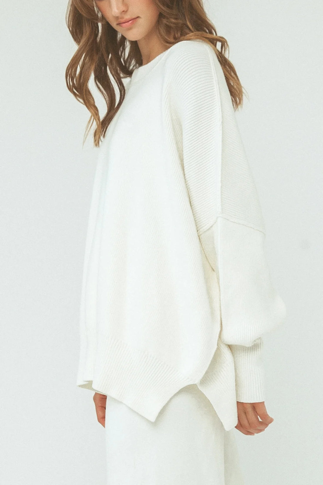 Harper Knit Sweater Cream