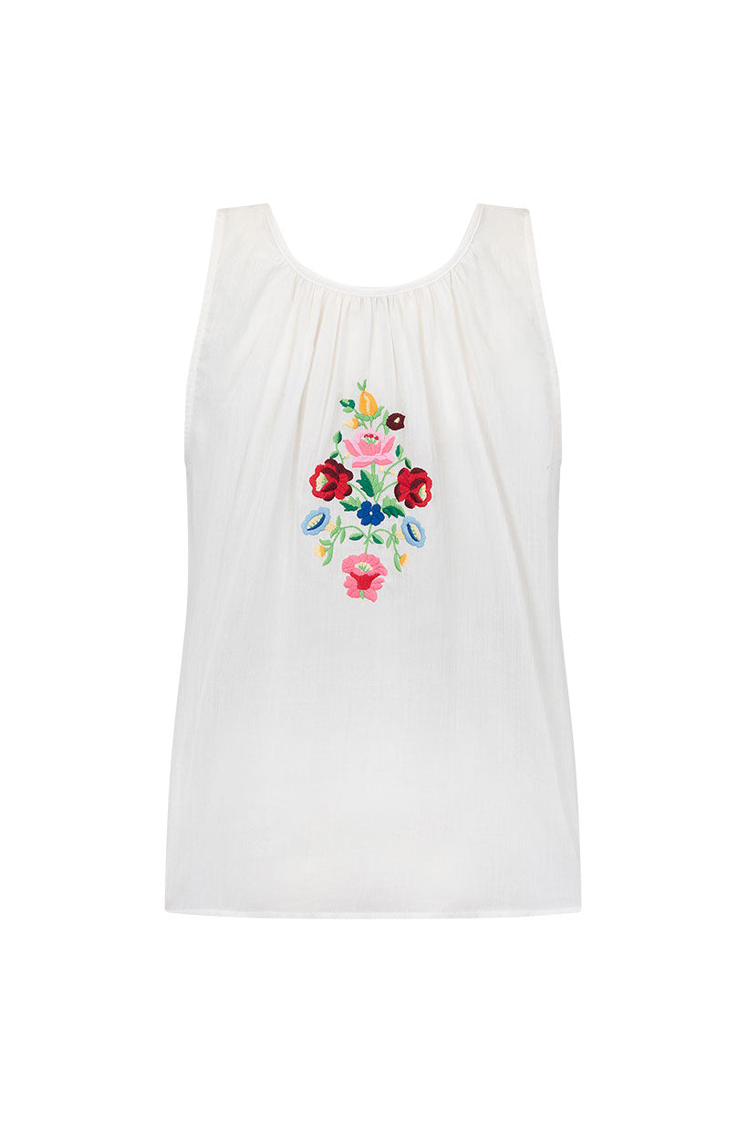 Florapaloosa Embroidered Cami Wildflower