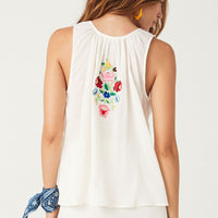 Florapaloosa Embroidered Cami Wildflower