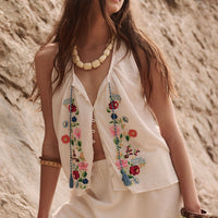 Florapaloosa Embroidered Cami Wildflower