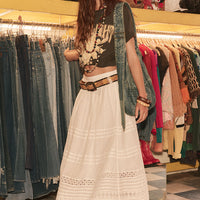 Love in the Afternoon Lace Maxi Skirt Daisy