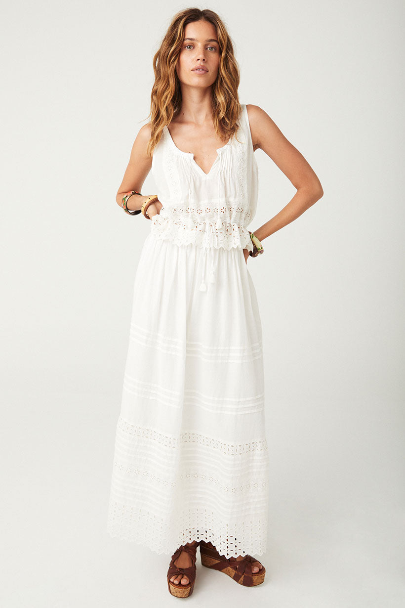 Love in the Afternoon Lace Maxi Skirt Daisy