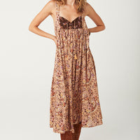 Melody Strappy House Dress Wood Stock