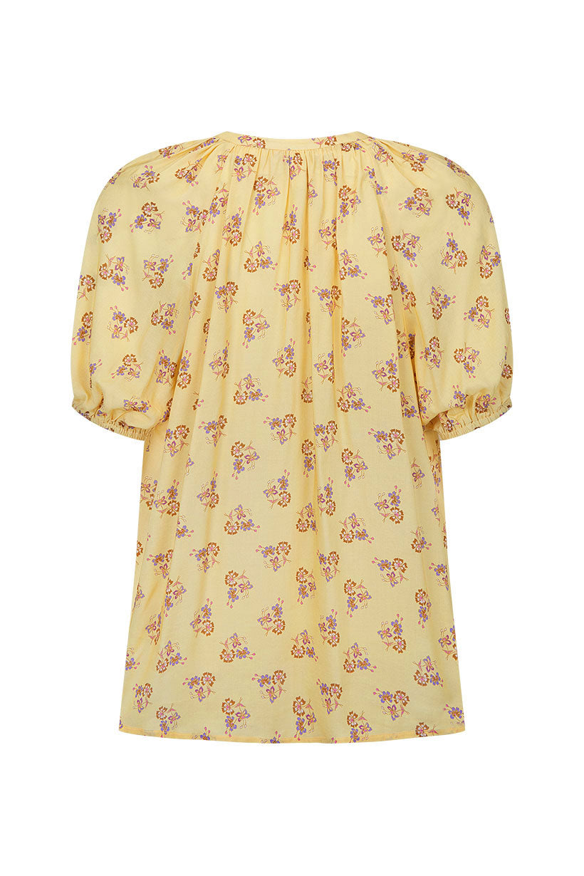 Rebel Spirit Short Sleeve Blouse Daffodil