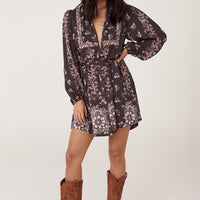 Rebel Spirit Tunic Dress Hyacinth